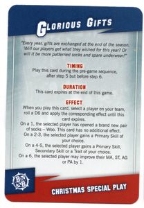 Blood Bowl: (Second Season Edition) – Glorious Gifts Promo Card