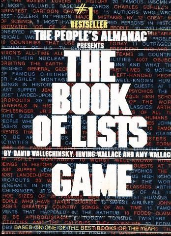 Book of Lists Game