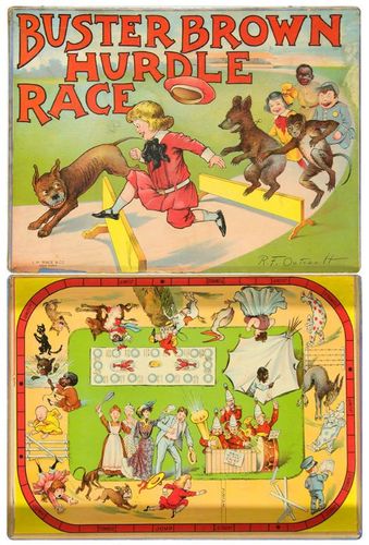 Buster Brown Hurdle Race Game