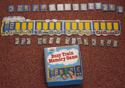Busy Train Memory Game