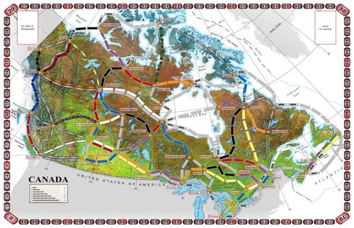 Canada (fan expansion for Ticket to Ride)