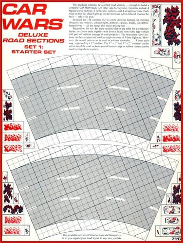 Car Wars Deluxe Road Sections Set 1: Starter Set