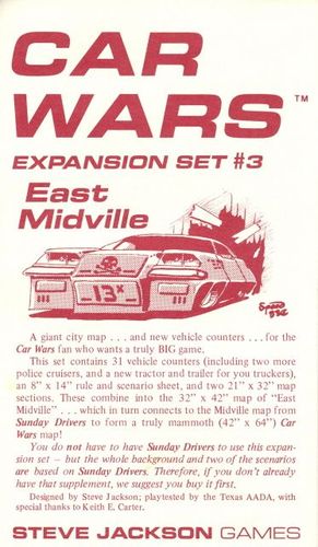 Car Wars Expansion Set #3, East Midville