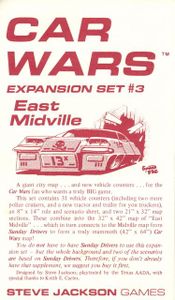 Car Wars Expansion Set #3, East Midville