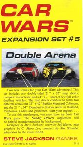 Car Wars Expansion Set #5, Double Arena