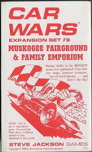Car Wars Expansion Set #9, Muskogee Fairground & Family Emporium