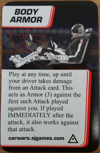 Car Wars: The Card Game – Body Armor Promo Card