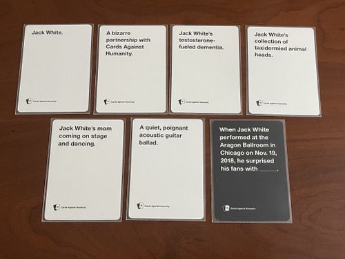 Cards Against Humanity: Jack White Pack