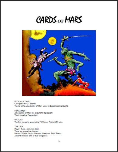 Cards of Mars