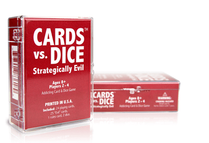 Cards vs Dice: Strategically Evil