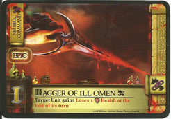 Castle Assault: Dagger of Ill Omen Promo Card