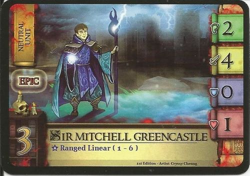 Castle Assault: Sir Mitchell Greencastle Promo Card