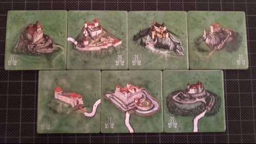 Castles in Hungary (fan expansion for Carcassonne)