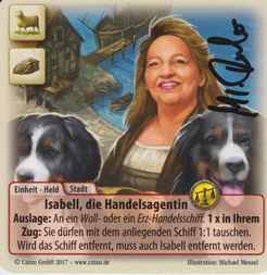 Catan: Das Duell – Sonderkarte 2017: Isabell, die Handelsagentin