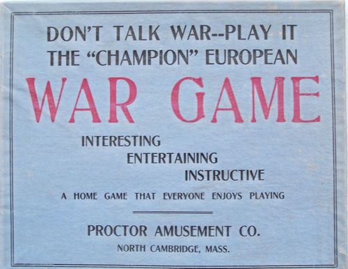 Champion European War Game