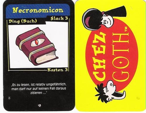 Chez Goth: Promokarte Necronomicon