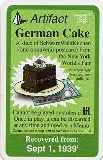 Chrononauts: German Cake Promo Card