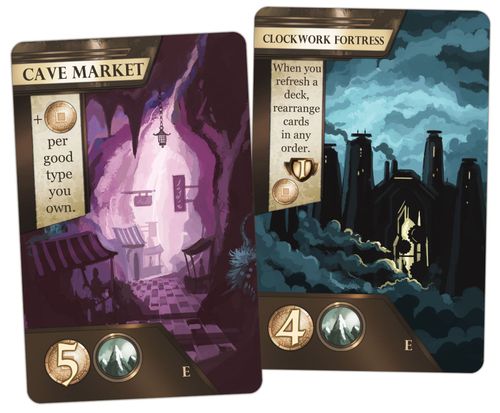 City of Iron: Clockwork Fortress and Cave Market Promo