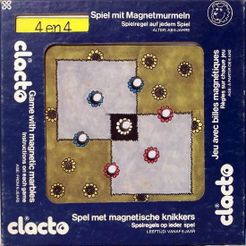 Clacto ; 4 and 4, Game with magnetic marbles
