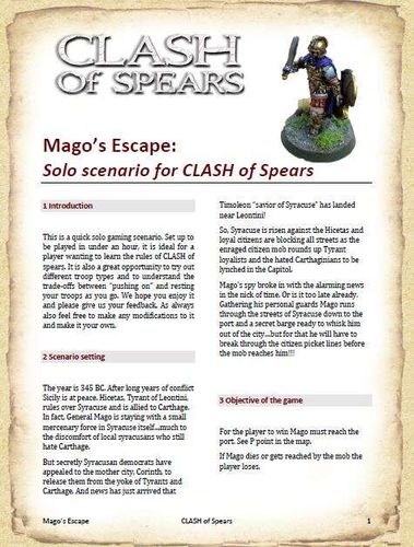 Clash of Spears: Mago's Escape