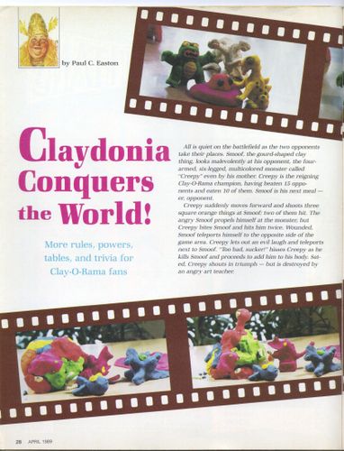 Clay-O-Rama: Claydonia Conquers the World!