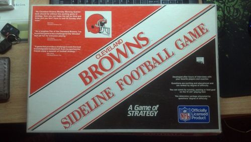 Cleveland Browns Sideline Football Game