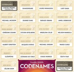 Codenames: Cartes promo – Personnalités