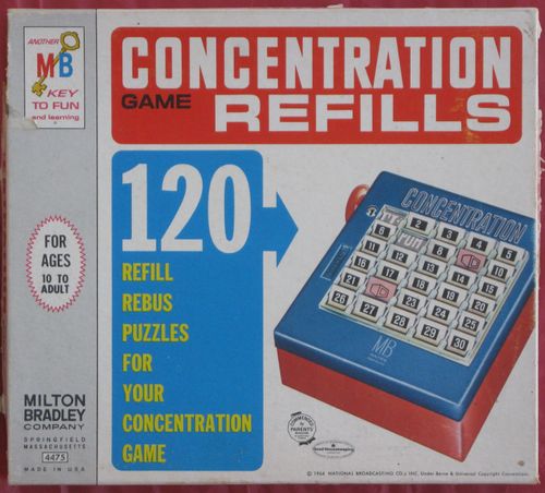 Concentration Game Refills