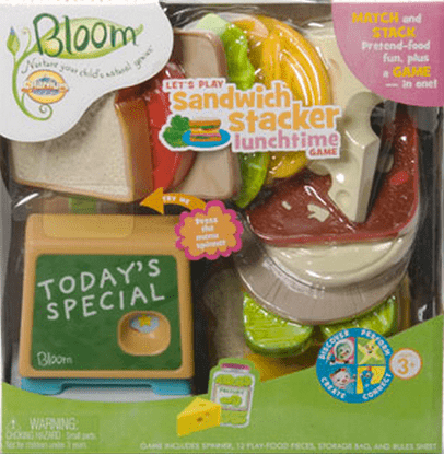 Cranium Bloom: Let's Play Sandwich Stacker Lunchtime Game