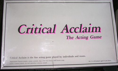 Critical Acclaim: The Acting Game