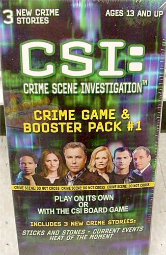 CSI: Crime Scene Investigation Boardgame – Crime Game & Booster Pack #1