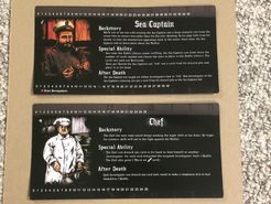 Cthulhu: A Deck Building Game – Chef & Sea Captain promos