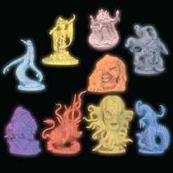 Cthulhu Wars: Glow in the Dark Independent Great Old Ones