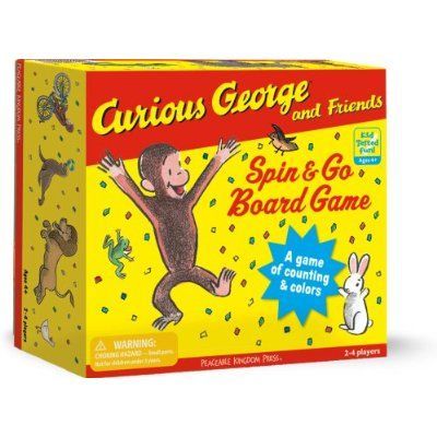 Curious George and Friends Spin & Go Board Game