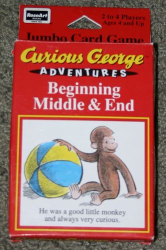 Curious George Beginning Middle & End: card game