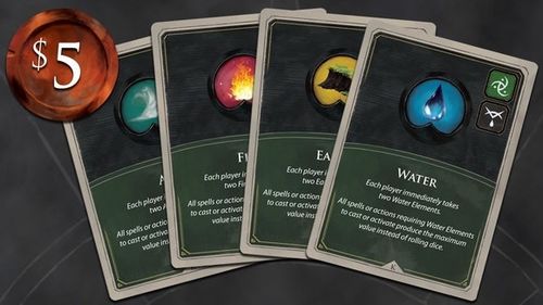 Dark Domains: Elemental Arcana Fortune Cards