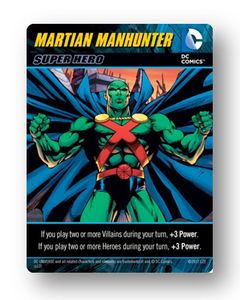 DC Comics Deck-Building Game: Martian Manhunter promo