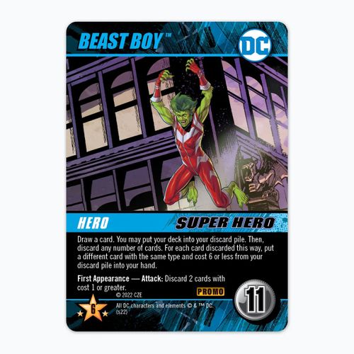 DC Deck-Building Game: Beast Boy Promo Card