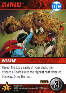 DC Deck-Building Game: Clayface Promo Card