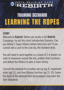 DC Deck-Building Game: Rebirth – Learning The Ropes