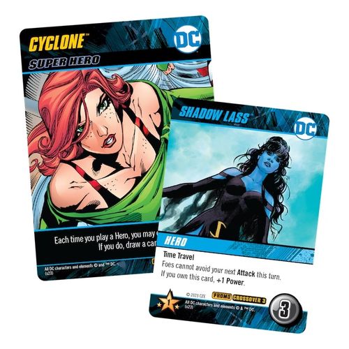 DC Deck-Building Game: Shadow Lass & Cyclone Promo Cards