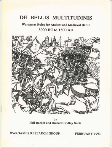 De Bellis Multitudinis: Wargames Rules for Ancient and Medieval Battles – 3000 BC to 1500 AD