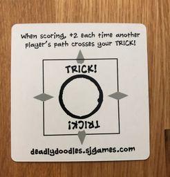 Deadly Doodles: Trick Promo Card
