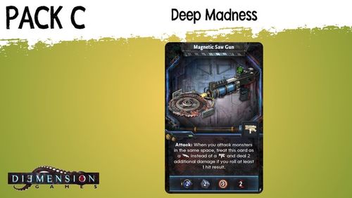 Deep Madness: Magnetic Saw Gun promo card
