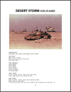 Desert Storm Solitaire