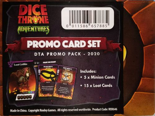 Dice Throne Adventures: Promo Card Set – DTA Promo Pack 2020