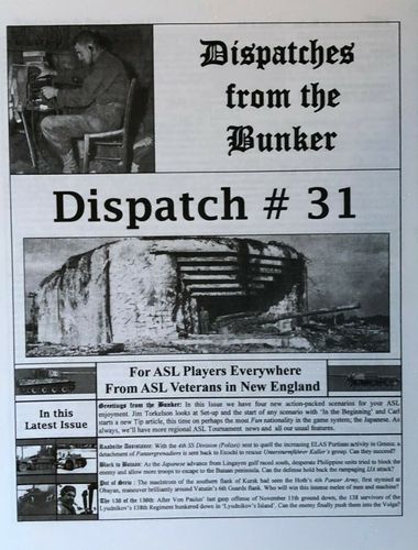 Dispatches from the Bunker #31