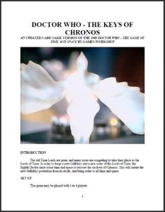 Doctor Who: The Keys of Chronos