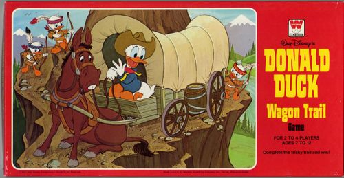 Donald Duck Wagon Trail Game