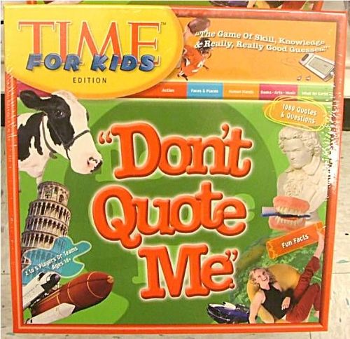 Don't Quote Me: TIME for Kids Edition